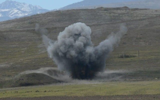 Ağdamda mina partladı -  Yaralanan var