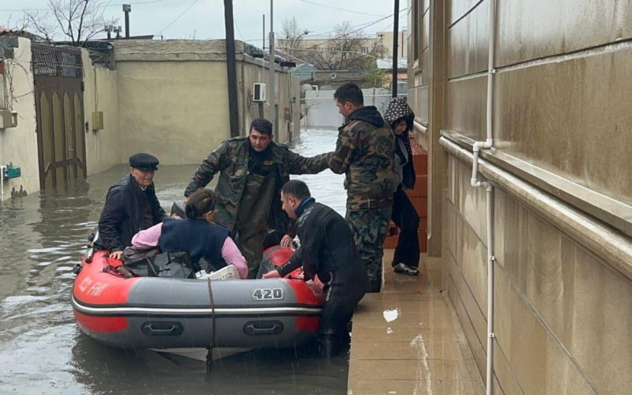 Su basmış ərazilərdən 166 nəfər təxliyə olundu -  VİDEO
