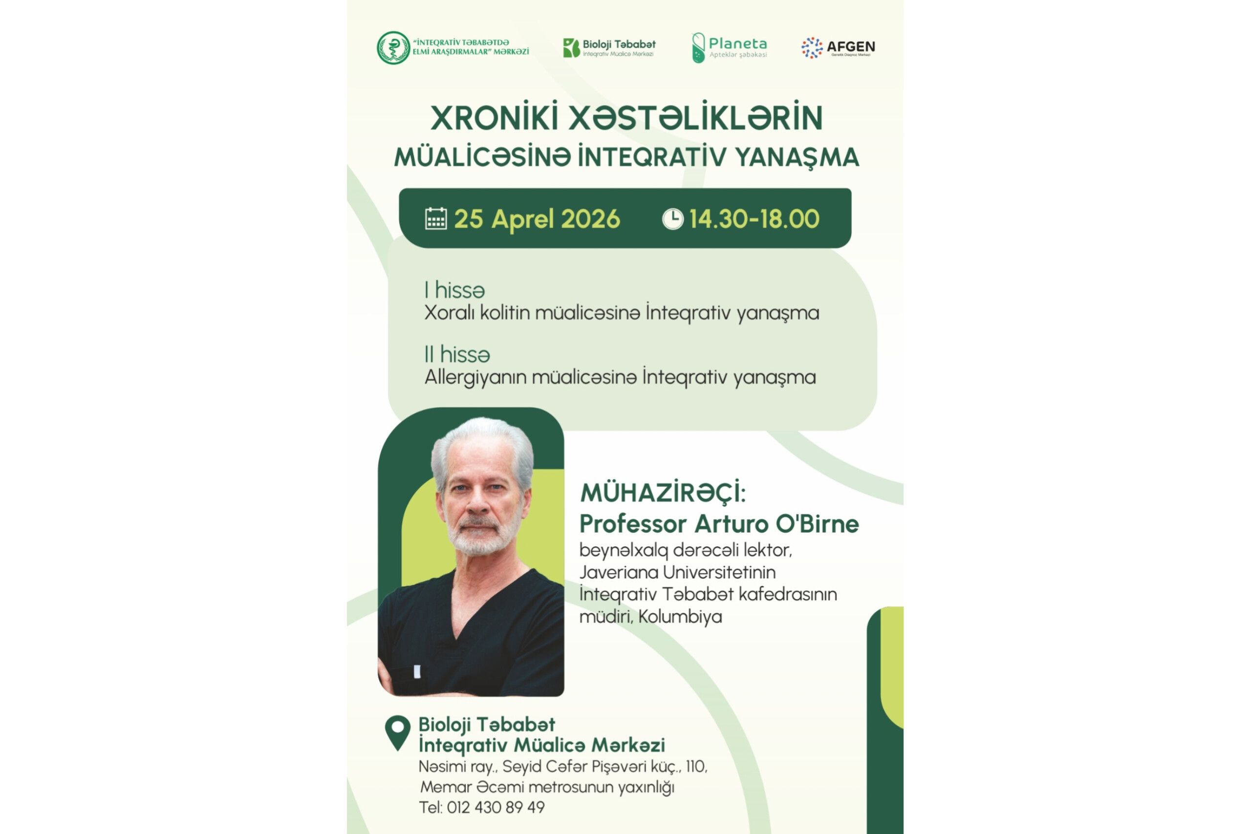 Bakıda həkimlər üçün mühüm beynəlxalq seminar:  Xoralı kolit və allergiyanın müasir müalicə yolları təqdim olunacaq