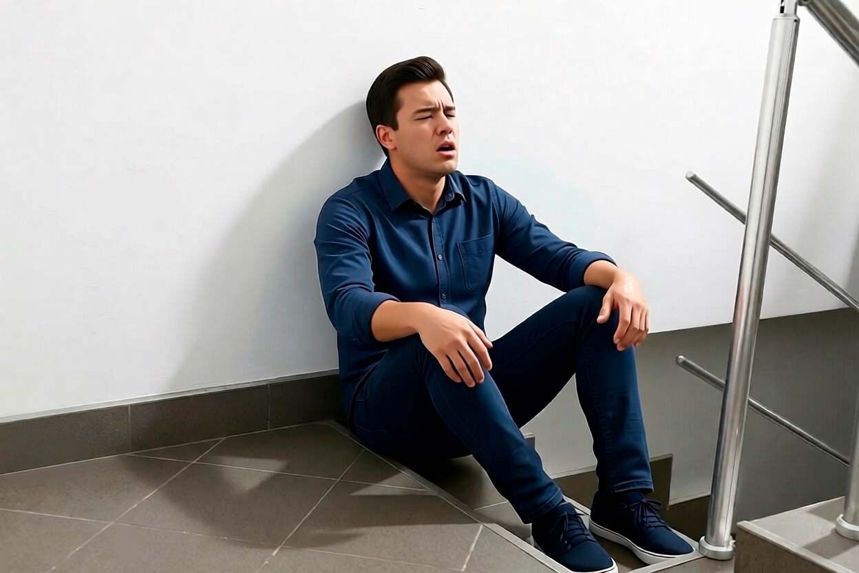 Pilləkənlərə qalxarkən  tövşümək normaldırmı? 