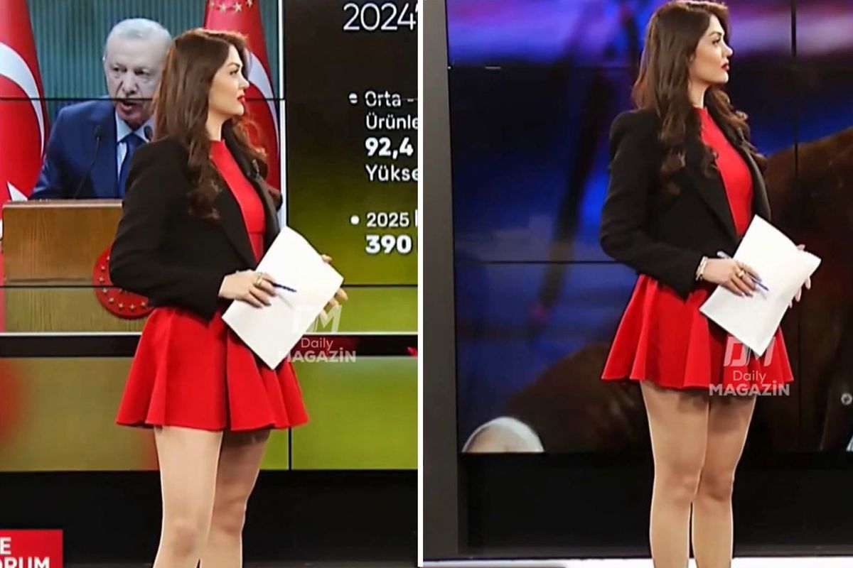 Aparıcının geyimi mübahisələrə səbəb oldu -  FOTO