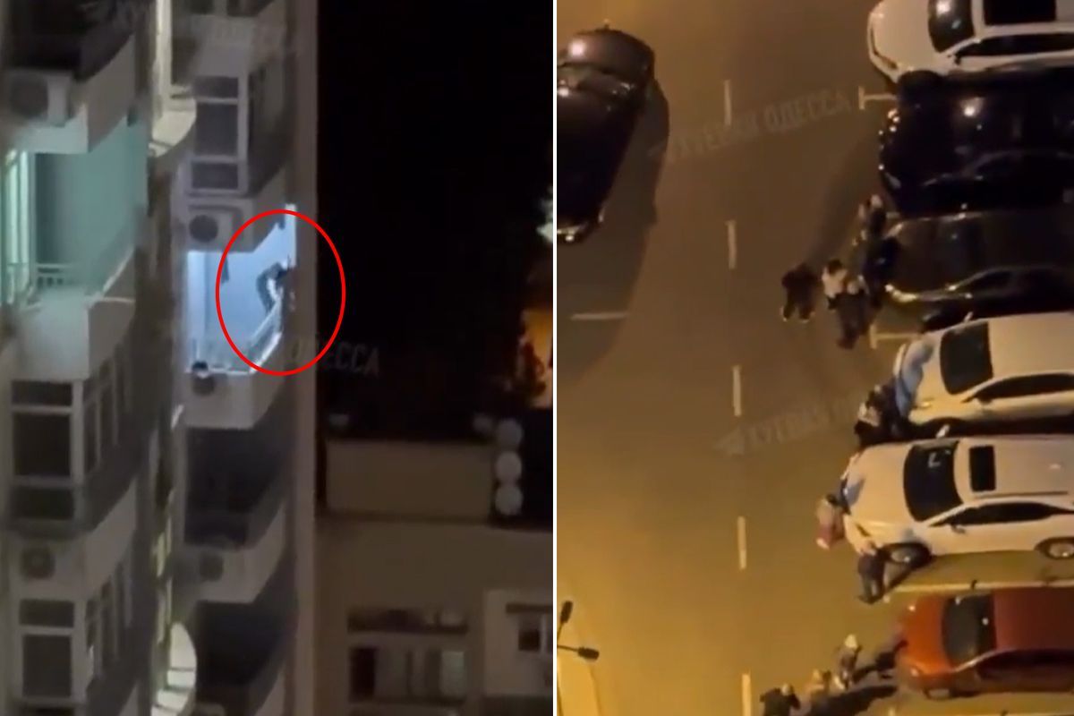 Qadının ərinə yaxalanmamaq üçün 20 mərtəbəli binadan  tullanmağa çalışdı