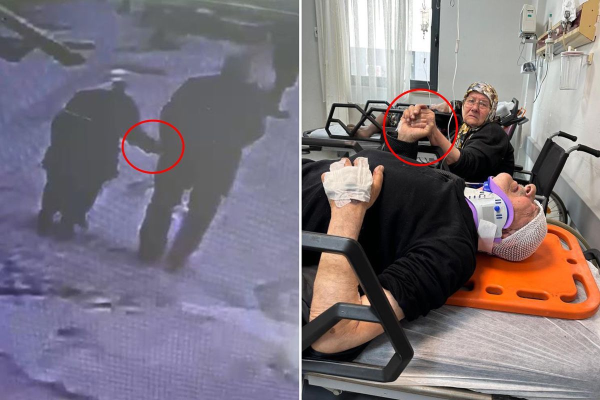 Xəstəxanada belə bir-birinin  əllərini buraxmadılar...