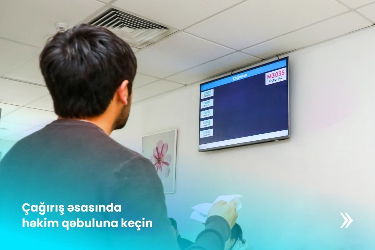 Abşeron Rayon Mərkəzi Xəstəxanası onlayn növbəyə keçdi -  FOTO