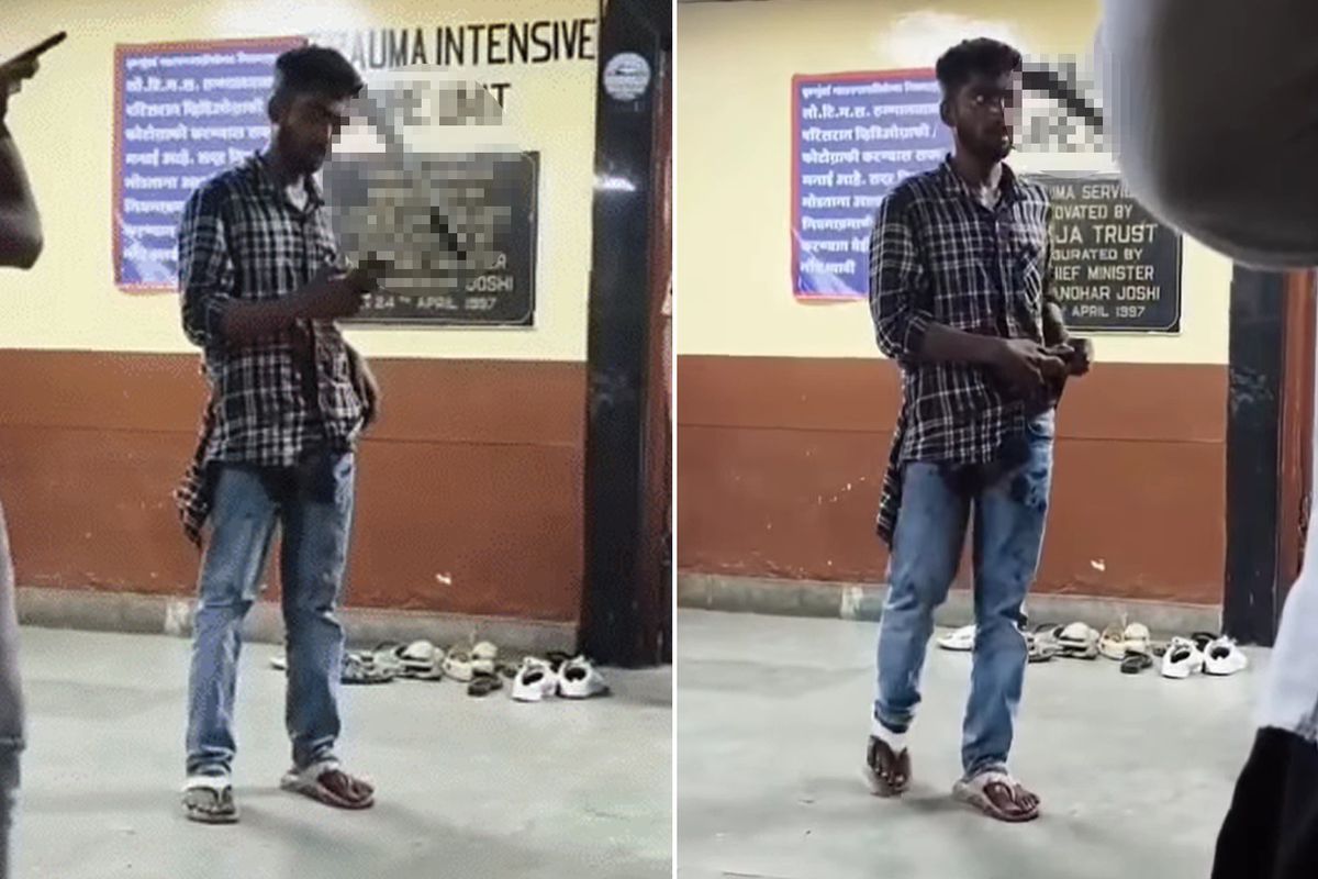 Başına batan bıçaqlaxəstəxanaya getdi