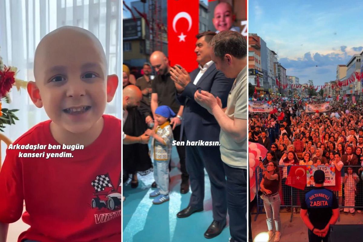 Xərçəngə qalib gələn 4 yaşlı uşağın arzusu gerçəkləşdi -  FOTO