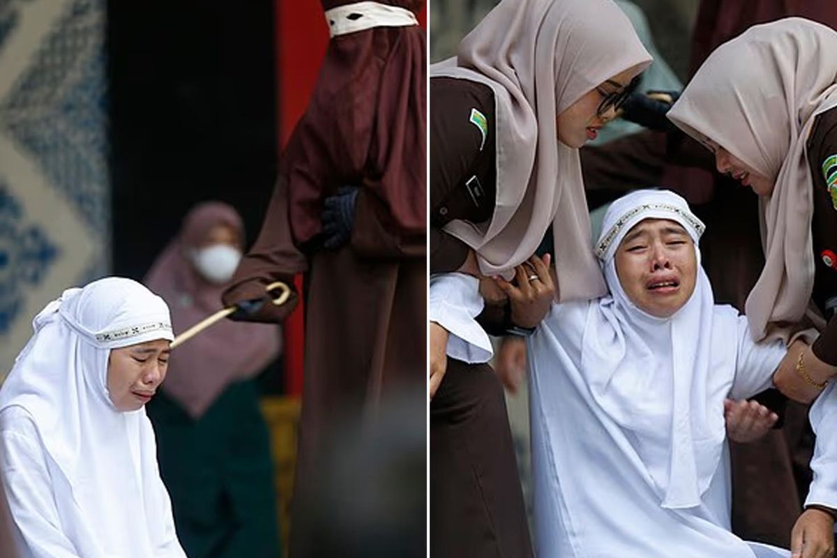 Başqası ilə münasibətdə olan evli qadına 100 qamçı cəzası verildi -  Huşunu itirdi