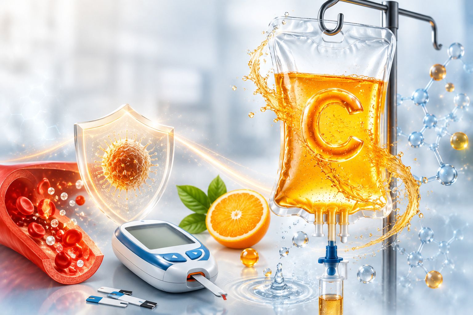 Diabet zamanı yüksəkdozalı infuzion vitamin C əks-göstəriş deyil! -  VİDEO