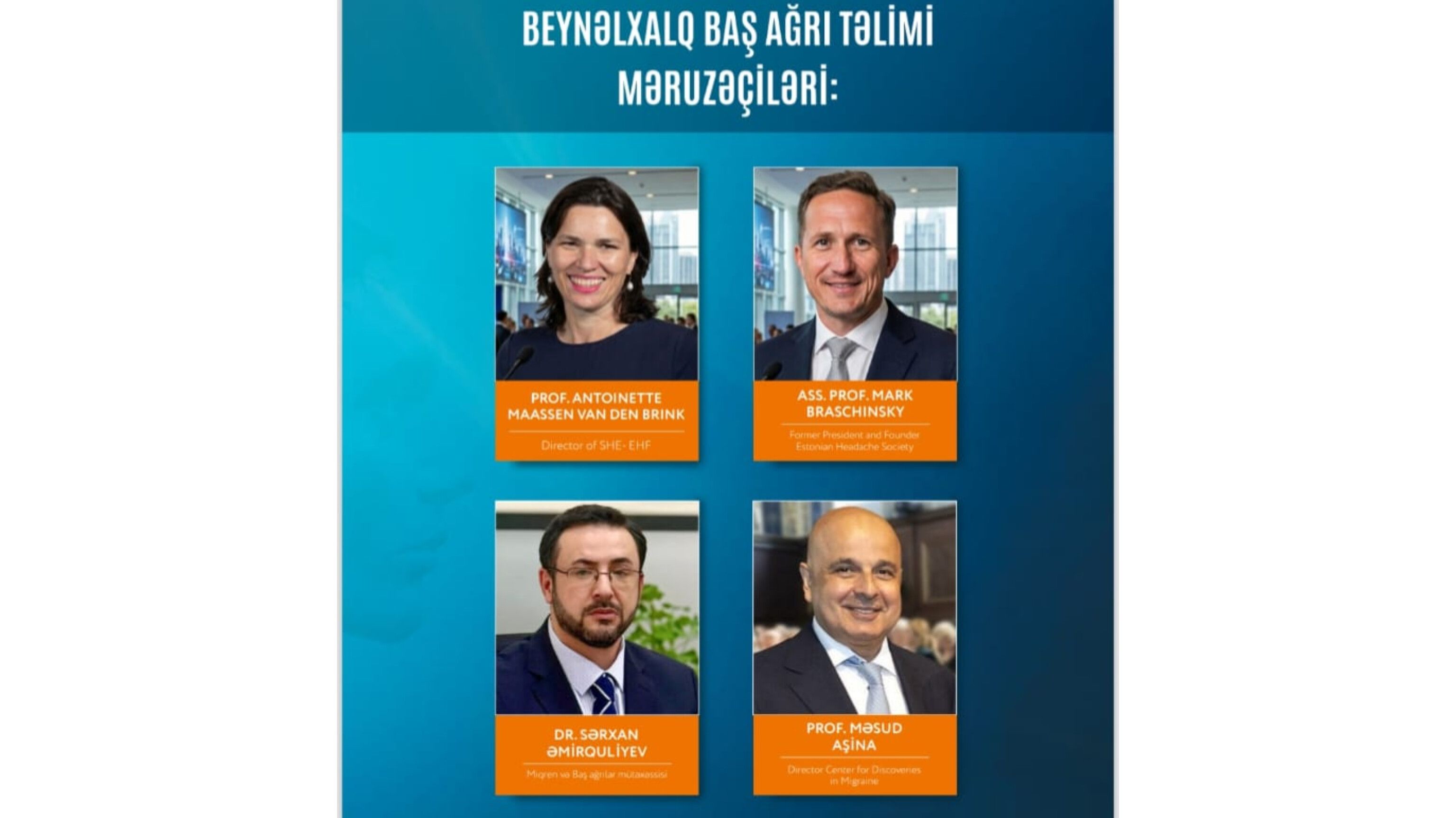 Baş ağrılarına həsr olunmuş iki günlük beynəlxalq təlim -  FOTO