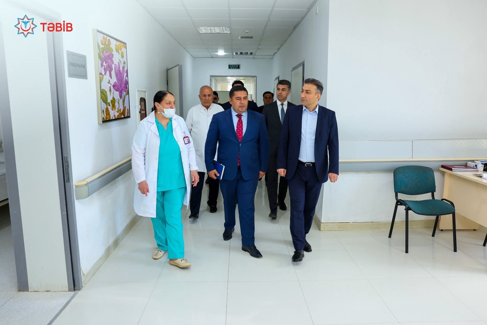 Anar Bayramov Qarabağdakı tibb müəssisələrinə baxış keçirdi -  FOTO