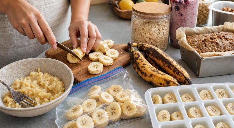 Çox yetişmiş bananı belə saxlayın 