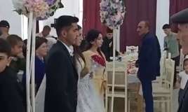 Əfsanənin yasa dönən toyundan görüntülər -  VİDEO