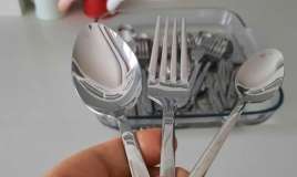 Pası tamamilə təmizləyir -  Bıçaq-çəngəl güzgü kimi olur