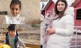 Dəhşətli yanğında həlak olan ana və övladlarının  FOTOLARI