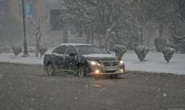 Qarlı yolda avtomobil qəzası –  3 nəfər xəsarət aldı