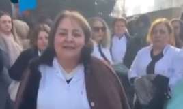 Bakıda həkimlər eturaz aksiyası keçirdi -  VİDEO