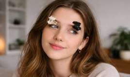 Qaşa saç sancağı taxmaq baş ağrılarını azaldır? -   Yeni trend