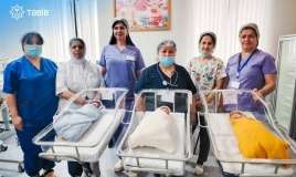 Lənkəranda  ana üçən dünyaya gətirdi 