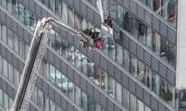 22 mərtəbəli xəstəxanada ölüm-dirim mübarizəsi -   İşçilər belə xilas edildi 