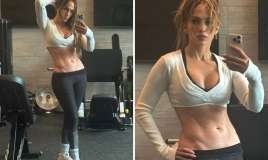 Cennifer Lopezin qüsursuz bədən quruluşu valeh etdi -  FOTO