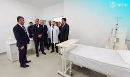Gədəbəydə yeni Hemodializ şöbəsi açıldı 