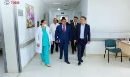Anar Bayramov Qarabağdakı tibb müəssisələrinə baxış keçirdi -  FOTO