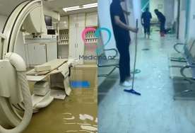 İki xəstəxananı su basdı –  MRT və əməliyyat otaqları sıradan çıxdı - VİDEO