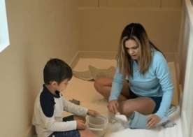 Övladını sağaltmaq üçün duz otağı    yaratdı