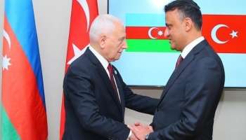 Dünyaca məşhur alim Mehmet Haberal TƏBİB sədri ilə görüşdü 
