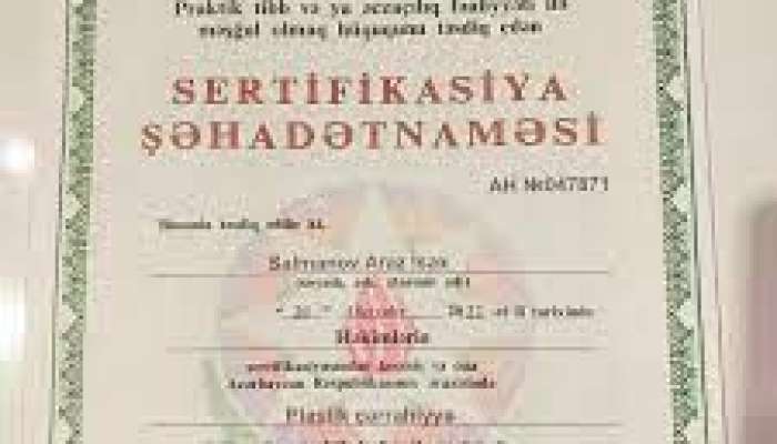 Sertifikasiyadan keçməyən həkimlərlə bağlı yeni qərar gözlənilir 