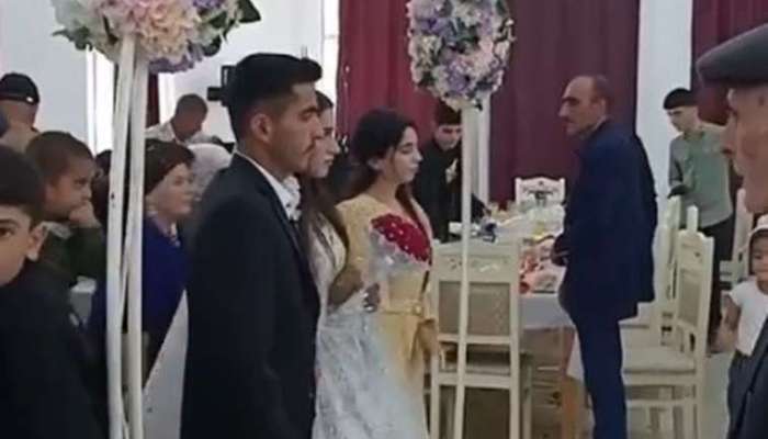 Əfsanənin yasa dönən toyundan görüntülər -  VİDEO