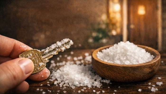 Ev açarını duzla ovuşdurun -  Səbəbi