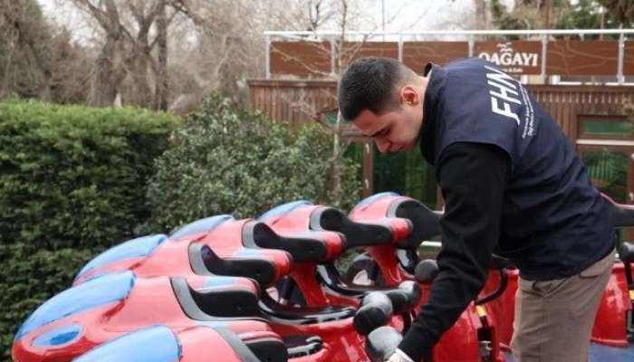 Bayramla əlaqədar attraksionlara nəzarət  gücləndirildi