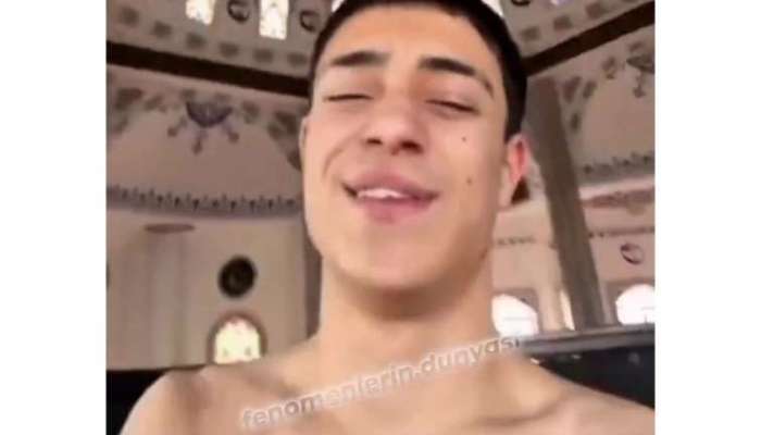 Məsciddə yarıçılpaq video çəkən şəxs  saxlanıldı