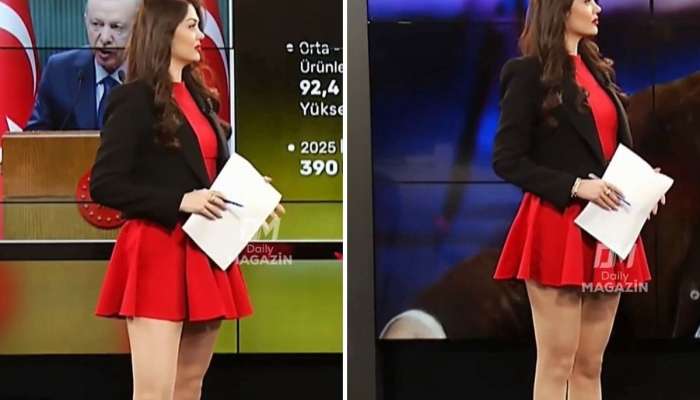 Aparıcının geyimi mübahisələrə səbəb oldu -  FOTO