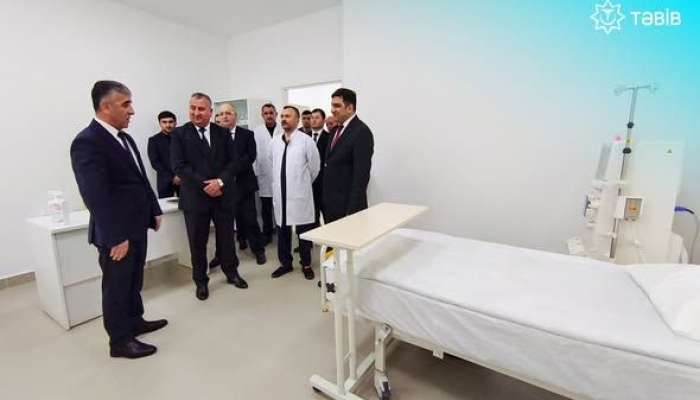 Gədəbəydə yeni Hemodializ şöbəsi açıldı 