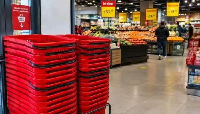 Supermarketlərdə qırmızı alış-veriş  səbətlərinin əsl məqsədi