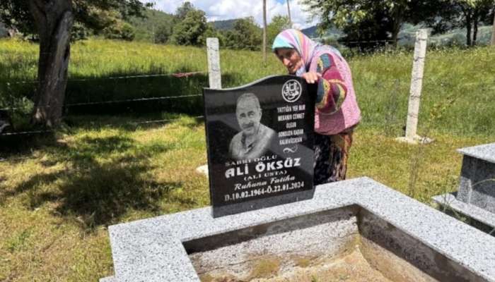 Hər gün qəbiristanlığa gedir -  Əri və oğlunu ziyarət edir-FOTO