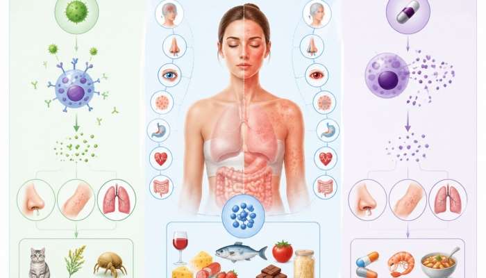 Histamin intoleransı və psevdoallergiya:  Allergiyaya bənzəyən, amma fərqli bir vəziyyət
