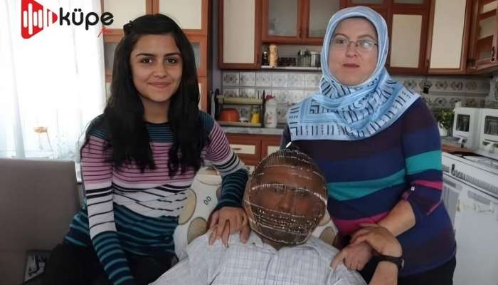 Siqareti tərgitmək üçün başına qəfəs taxdı -  Qeyri-adi üsul - FOTO
