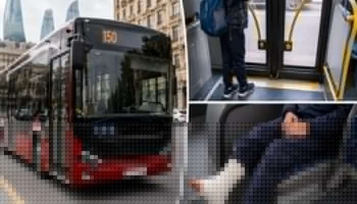 Bakıda avtobus sürücüsü azyaşlının ayağını əzdi,  çıxıb getdi
