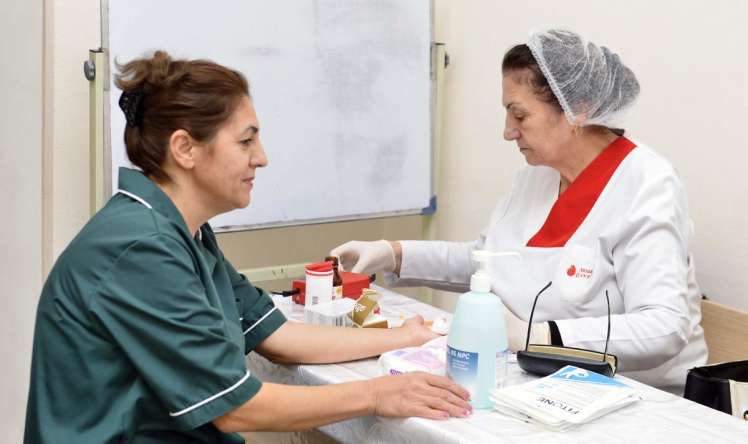 Bakı Ali Neft Məktəbində "Donor günü" keçirilib -  FOTO