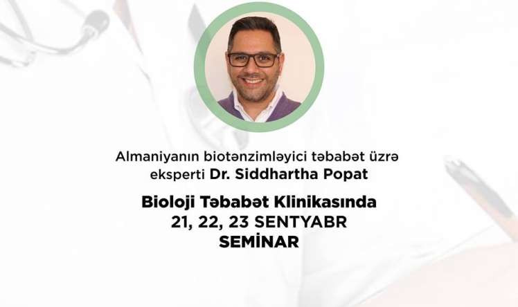 Həkimlərin və Tibb Universitetinin Tələbələrinin Diqqətinə -  Almaniyalı həkimdən Bakıda seminar