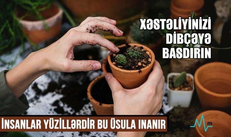  - İnsanlar yüzillərdir bu üsula inanır Xəstəliyinizi dibçəyə basdırın