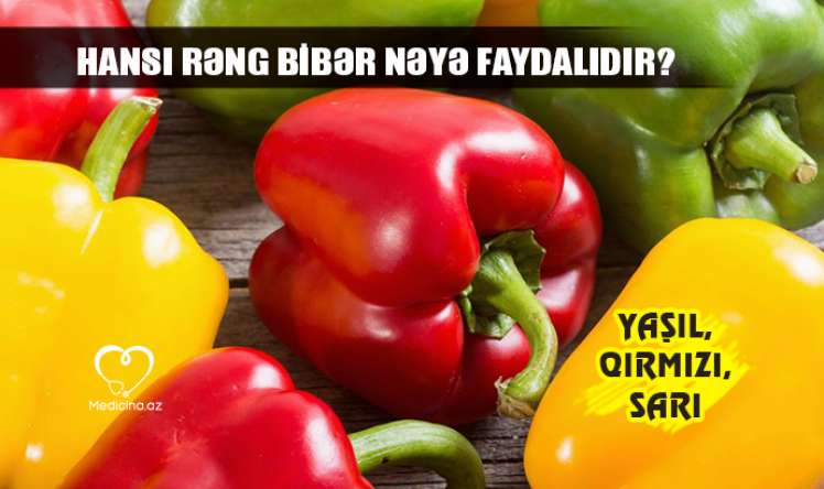 Yaşıl, qırmızı, sarı –  Bolqar bibərlərinin fərqi və faydaları