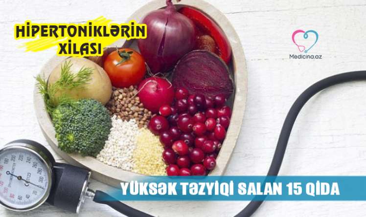 Yüksək təzyiqi salan 15 qida –  Hipertoniklərin xilası