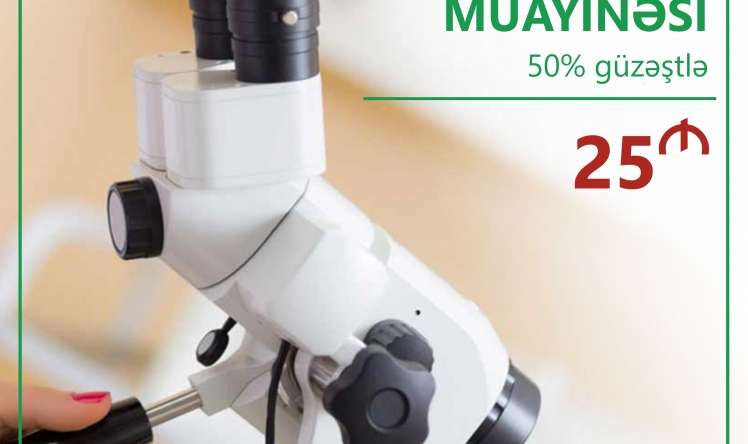 Uşaqlıq boynu xərçəngindən vaxtında qorun –  Kolposkopiya müayinəsinə 50% ENDİRİM