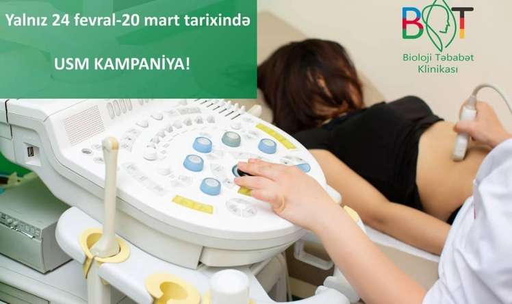 Məşhur klinikadan bayram aksiyaları –  USM müayinədə 1+1