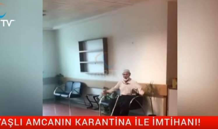  Türkiyədə karantinə alınan yaşlı kişinin üsyanı:   “Məni burda saxlasaz, hamınızı öldürəcəm”