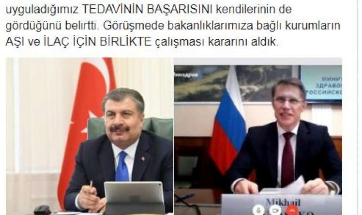 Rusiya və Türkiyə koronavirus peyvəndini birgə hazırlayacaq 